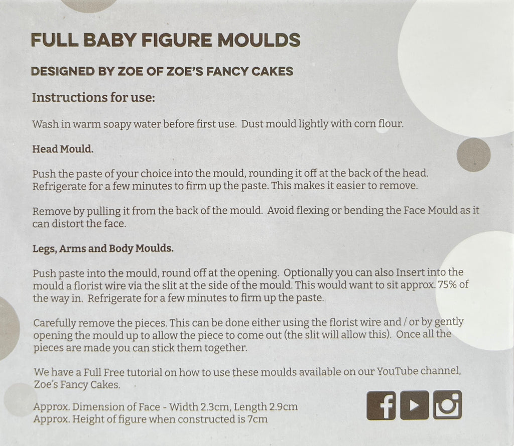 Full Baby Figure Mould