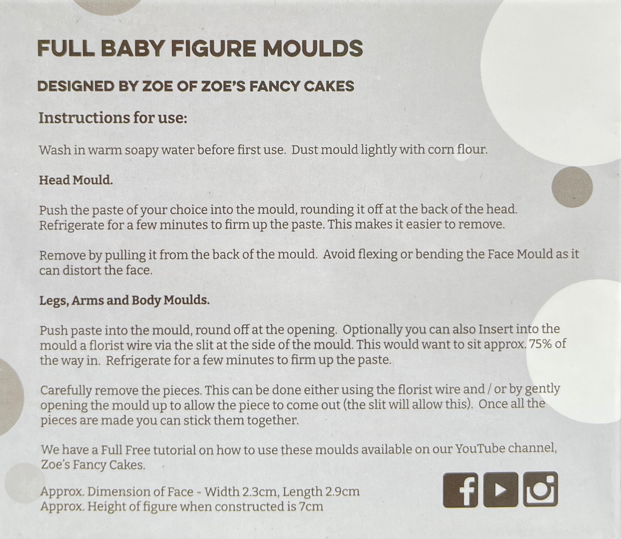 Full Baby Figure Mould