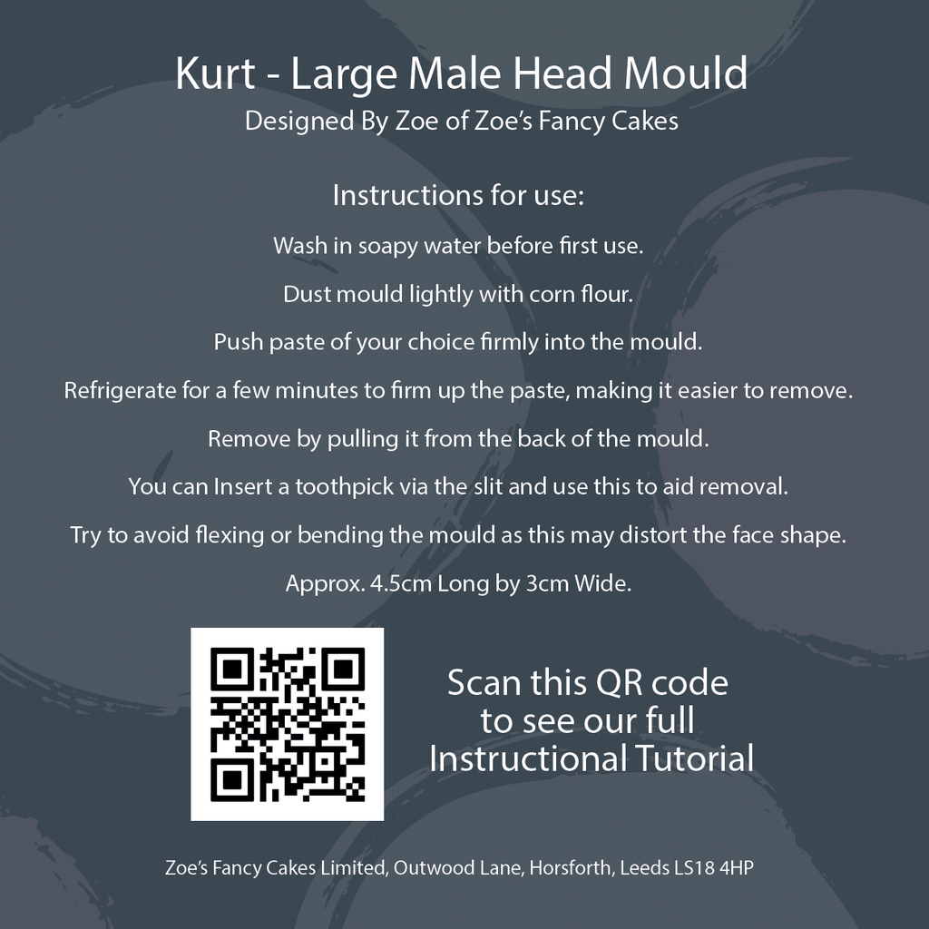 Kurt Face Mould - Large
