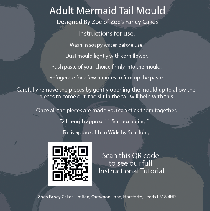 Large Mermaid Tail Mould