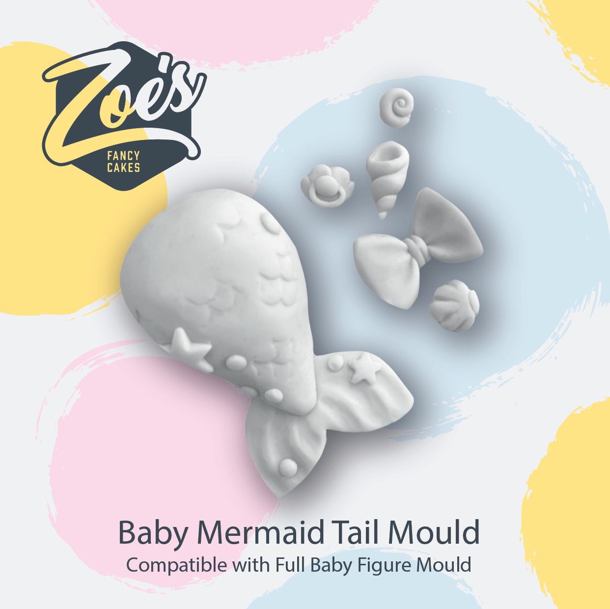Baby Mermaid Tail Mould