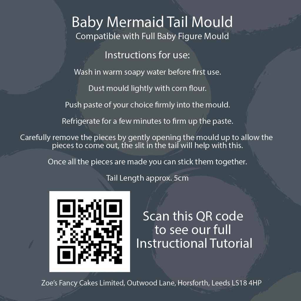 Baby Mermaid Tail Mould