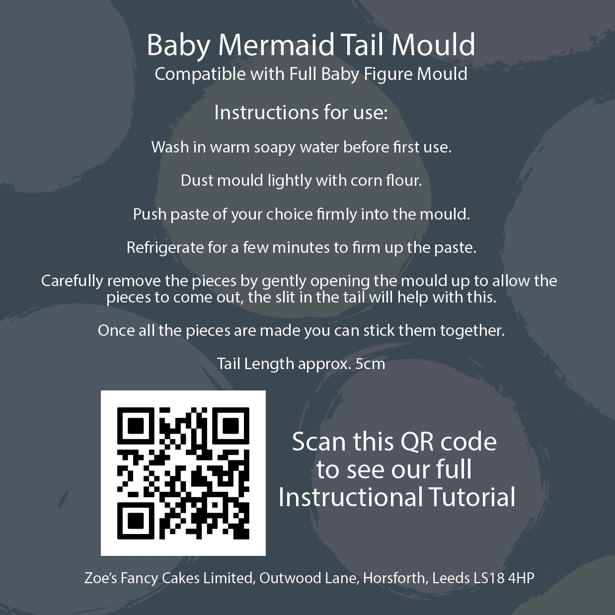 Baby Mermaid Tail Mould