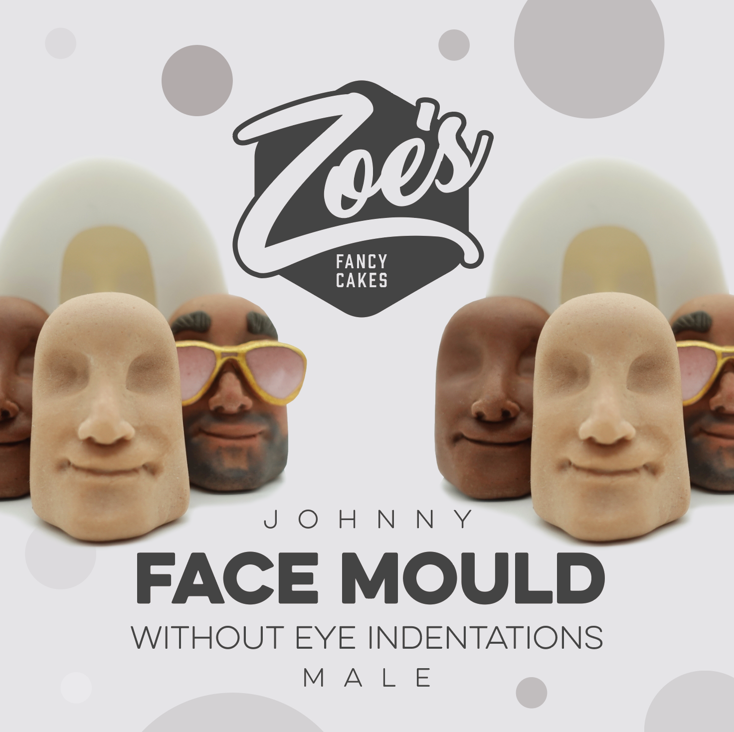 Johnny Face Mould - Medium