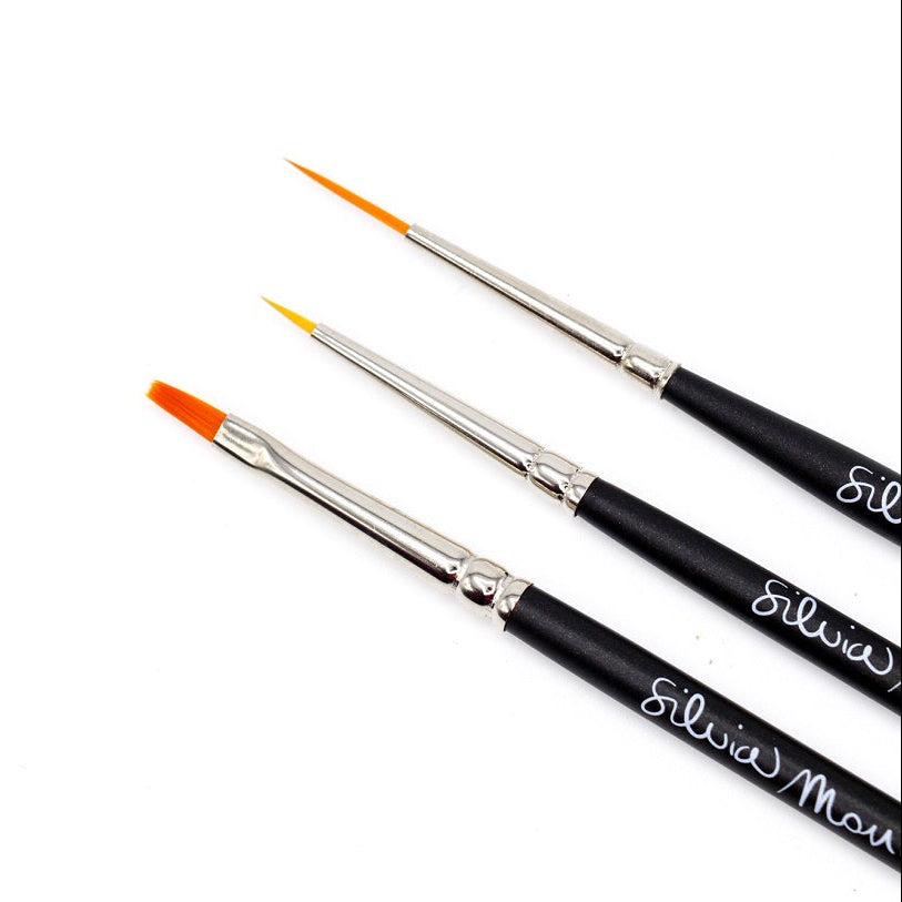 Silvia Mancini Professional Brush Set – Set of 3